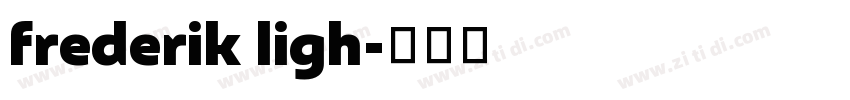 frederik ligh字体转换